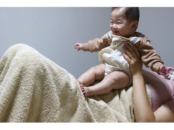 サロン憩/施術中ぐずってしまったら?