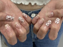 インザピンクリリー(in the pink LILY)/ホログラムネイル