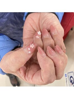 エーナイン 北広島店/桜ネイル