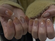 ネイルサロン プルミエール 錦糸町店(premiere)/冬ネイル　リボンネイル /錦糸町