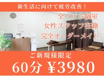 らいおん整骨院 五反野店の写真/【初めての方にもおススメ】お仕事帰り、休日問わず◎手軽に通いやすいリーズナブルな価格でご提供します！