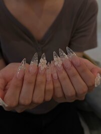 大流行クリアネイルハイビスカス