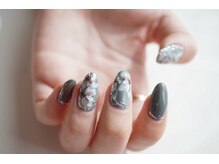 ネイル フライガール(nail FLY GIRL)/手書きフラワー