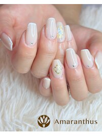 ヌーディ大人シェルネイル