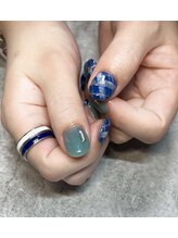 ヒミツキチ 恵比寿店(himitsukichi)/チェックネイル