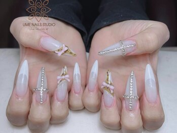 ウメネイルスタジオ(UME NAIL STUDIO)/* 長 さだしやり放題×つけ放題