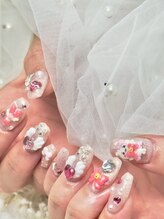 ゆめかわ3Dネイル