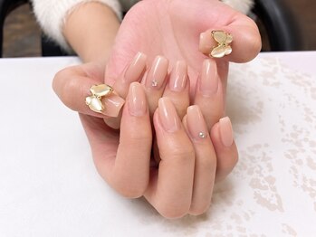 Salon de Shirley Nails【シャーリー】ハンドケア/パラジェル/フィルイン/定額の写真/無駄のないシンプルさと、思わず眺めていたくなる上品で落ち着いた仕上がりに◎持込デザインOK！