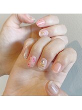 ネイルズ ララ(nails Lala)/チェリーネイル。