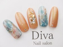 ネイルサロン ディーバ ギンザ(Nail salon Diva GINZA)/ニュアンスフラワー