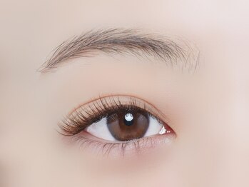 ジェーズビューティー(J's beauty)の写真/【フラットラッシュ（Ｗ）カラーエクステ!100本¥4900/120本¥5600】お肌と調和する自然な色味で差をつける♪