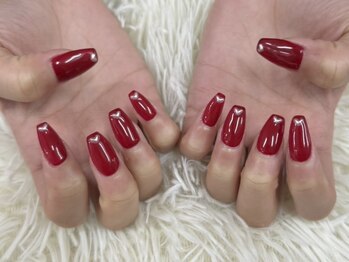 イチマルサン(N゜103)/冬に大人気#ハートネイル