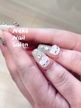 ネコ(Neko)/可愛いネイル/キャラネイル