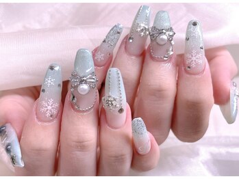 エムズ ネイルサロン(M2)/ブルークリスマス