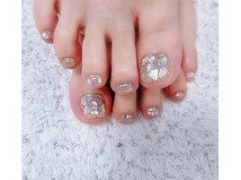 【フット】シェル＆ミラーネイル