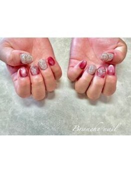 ブランシェネイル(Branche Nail)/マグネットネイル×リボン