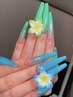海外ネイル、ギャルネイルおすすめメニュー♪スーパーロングネイルLLLサイズ