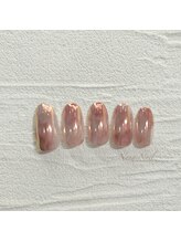 ナナネイル(Nana.Nail)/オーロラミラーネイル