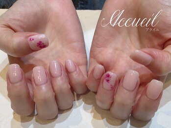 アクイユ 銀座店(ACCUEIL)/押し花ネイル