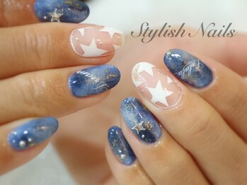スタイリッシュネイルズ(Stylish Nails)/夜空&星