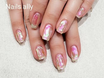 ネイルズアリー 立川店(Nails ally)/氷ネイル×うるうるネイル×春