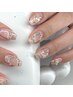 【ご新規様オフ代無料】定額ゴテゴテ韓国風ネイル 長さ出しは別途メニューへ