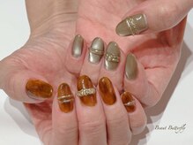 ネイルサロン スクール ビュートバタフライ 相模大野店(BEAUT BUTTERFLY)/べっ甲ネイル