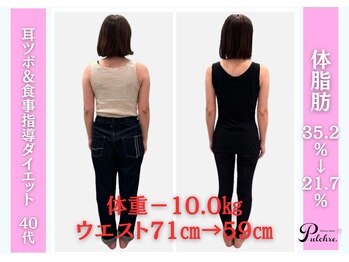 プルクレ 常磐町店(Pulchre)/耳ツボ栄養指導ダイエット♪