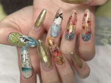 リバティ(liberty)/成人式ネイル 新宿３dネイル