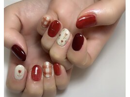 ニュアンスフラワーネイル