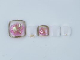 クリアチークネイルフット6600円