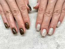 ネイルサロン ドゥ(Nail Salon Doux)/（上田）バイカラーネイル