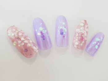 ビーケア 自由が丘店(B.care)/フラワーネイル￥6480
