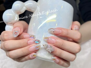 Amiraの定額ネイル&有料パーツ