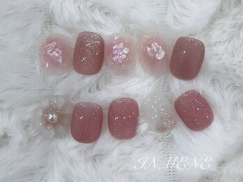 インミニネイルサロン 上野御徒町(INMENE)/トレンド春ネイル　チーク