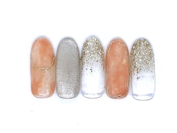 ネイルサロン ドゥ(Nail Salon Doux)/5番　2025春デザインコンテスト