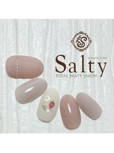 ネイルアンドアイラッシュサロン ソルティ 寺田町(salty)/いちごネイル