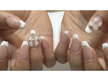 エムエイチネイル(MH_Nail)/フレンチ リボン