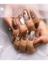 チェックネイル