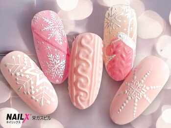 ネイリックス 栄ガスビル(NAILX)の写真/【ネイルカタログ上位入選★】マグネット/韓国ネイル/ガラスフレンチなど憧れのデザイン×美フォルムネイル