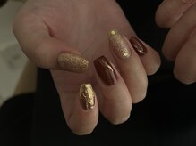 ウーネイル 代々木上原(woo nail)/ボルドーネイル