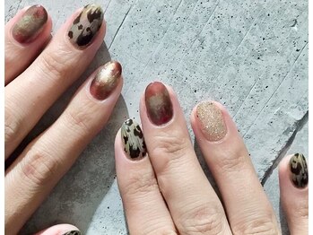 ネイルサロンオーパス(OPUS)/ニュアンス☆レオパード