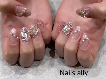 ネイルズアリー 立川店(Nails ally)/バタフライネイル×韓国ネイル