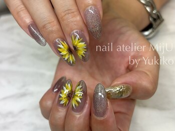 ネイル アトリエ ミジュ(nail atelier MijU)/ひまわり