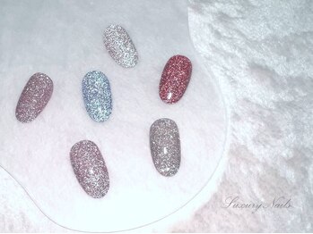 ラグジュアリーネイルズ アカバネ(Luxury Nails Akabane)/キラキラ*フラッシュNail