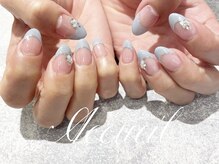 アクイユ 銀座店(ACCUEIL)/淡ブルーネイル
