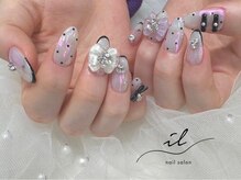 イル 神戸店/ガーリーミラーネイル