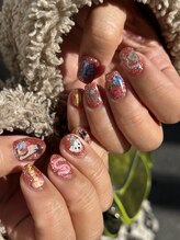 アトリエループ(atelier Loop by shiho)/グリッターステッカーアート