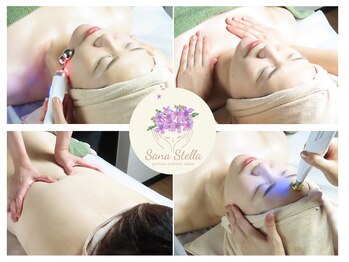 サーナステラ(Sana Stella)の写真/集中ケアコース有◇熟練の手技×最新こだわりアイテムでシミ/シワ/毛穴などのお悩みに◎ゆったり完全個室♪