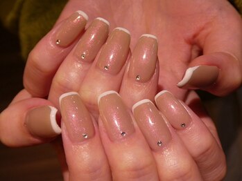 アマンネイル(aman.nail)/スキニーフレンチネイル